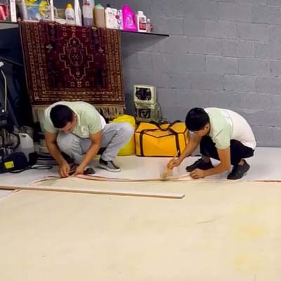 Restoration of old carpets